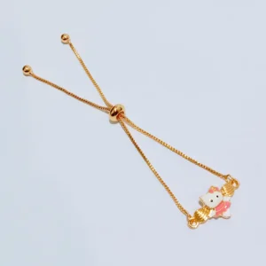 Grosir Gelang Tangan Anak Gold Lapis Emas Anti Karat Bisa Disesuaikan