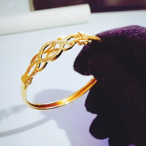Gelang Bangle Premium Gold - Permata Anti Karat