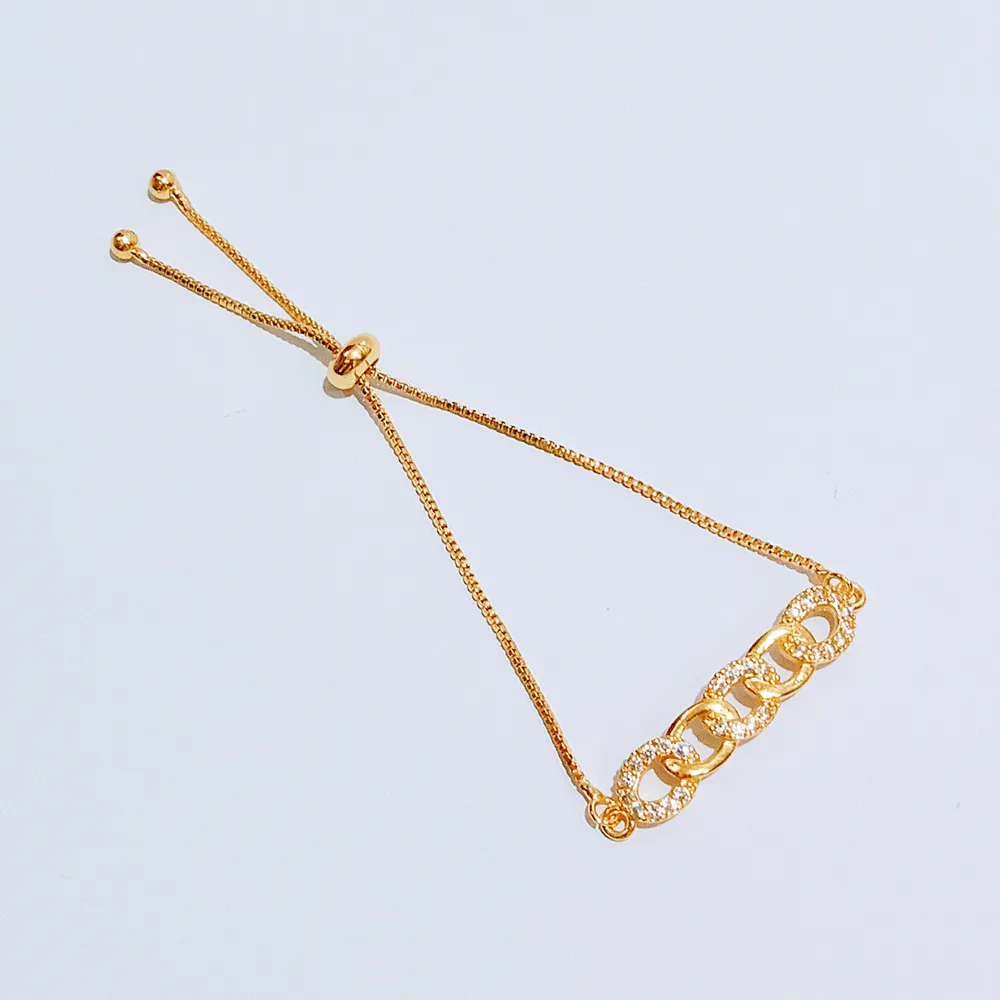 Gelang Serut Gold Permata Motif Terbaru - Aksesoris Tangan Wanita Anti Karat - Gambar 3