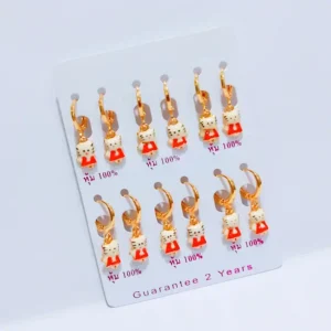 Anting Anak Klip Simpel Gold Anti Karat - Fashion Anak