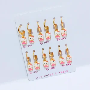 Anting Anak Karakter Gold Anti Karat - Cantik Lucu