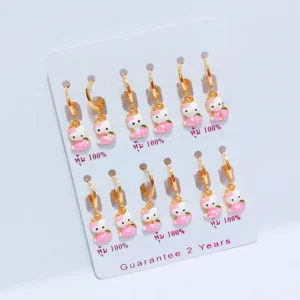 Anting Anak Karakter Hello Kitty Gold Anti Karat - Fashion Anak