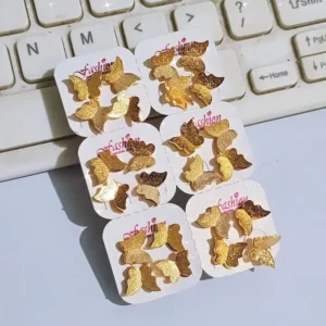 Anting Wanita Tusuk Gold Anti Karat - Cantik Pesta