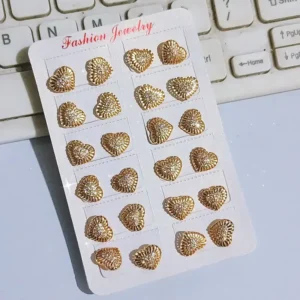 Anting Wanita Tusuk Gold Anti Karat - Elegan Harian