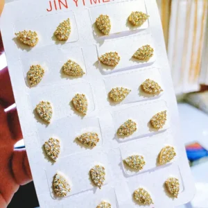 Anting Wanita Tusuk Simpel Gold Anti Karat - Minimalis Kerja