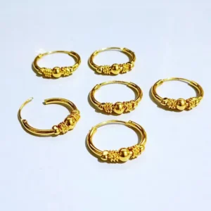 Anting Wanita 1,6Cm Gold Anti Karat - Gaya Kekinian