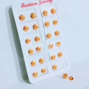 Anting Wanita Tusuk Permata Gold Lapis Emas - Gaya Kekinian