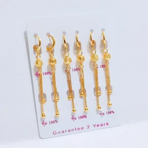 Anting Wanita Bulat Gold Anti Karat - Elegan Harian