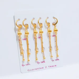Anting Wanita Bulat Gold Anti Karat - Kado Spesial