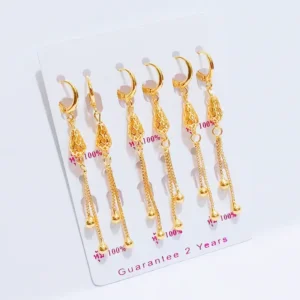 Anting Wanita Gold Anti Karat - Gaya Kekinian