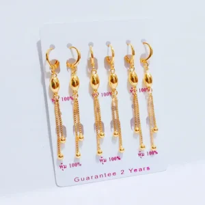 Anting Wanita Gold Anti Karat - Cantik Pesta
