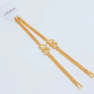 Gelang Anak Rantai Permata Gold Anti Karat - Cantik Lucu