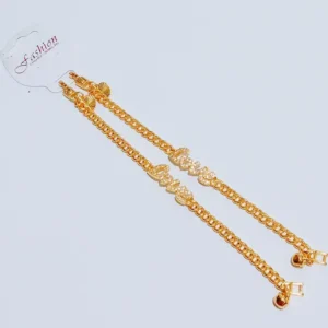 Gelang Anak Rantai Permata Gold Anti Karat - Hadiah Spesial