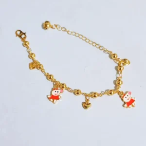 Gelang Anak Rantai Simpel Gold Anti Karat - Kado Ulang Tahun