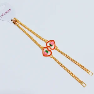 Gelang Anak Rantai Karakter Gold Anti Karat - Gaya Anak