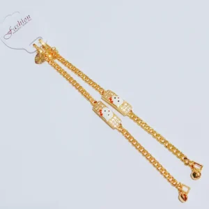 Gelang Anak Rantai Karakter Gold Anti Karat - Cantik Lucu