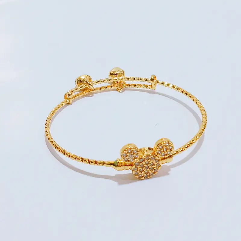Gelang Bangle Anak Gold Permata Bangle Anti Karat - Image 4