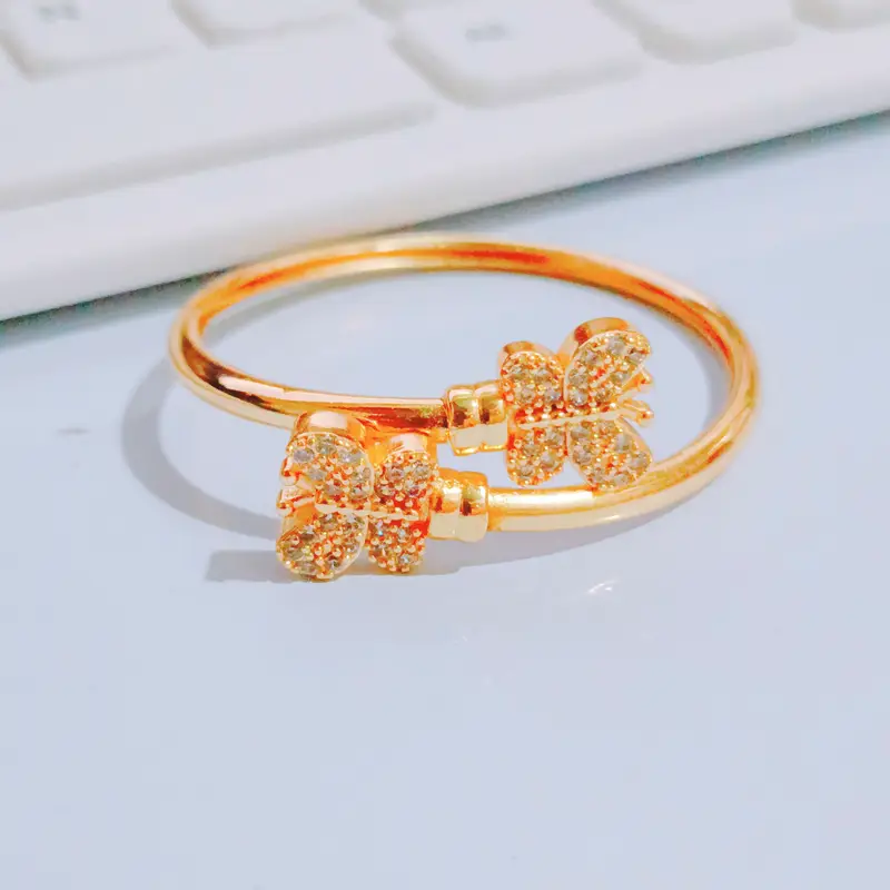 Gelang Bangle Anak Gold Fleksibel Premium Anti Karat - Gambar 5