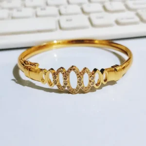 Gelang Bangle Permata Gold Anti Karat - Mewah Eksklusif