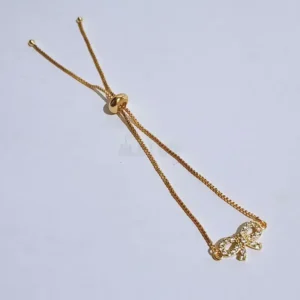 Gelang Serut Permata Gold Anti Karat - Hadiah Ulang Tahun