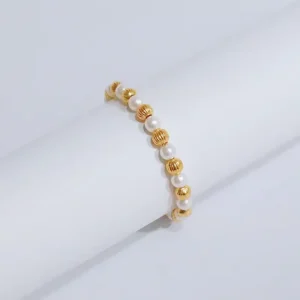 Gelang Serut Gold Anti Karat - Fleksibel Nyaman