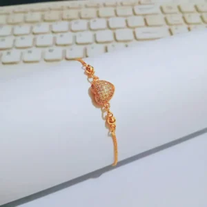 Gelang Serut Simpel Permata Gold Anti Karat - Fleksibel Nyaman