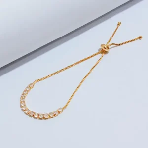 Gelang Serut Permata Gold Anti Karat - Gaya Kekinian