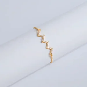 Gelang Serut Permata Gold Anti Karat - Hadiah Ulang Tahun