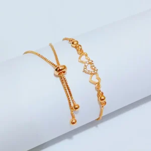 Gelang Serut Gold Anti Karat - Gaya Kekinian