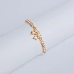 Gelang Serut Simpel Permata Gold Anti Karat - Gaya Kekinian