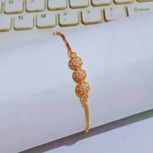 Gelang Serut Gold Anti Karat - Fleksibel Nyaman