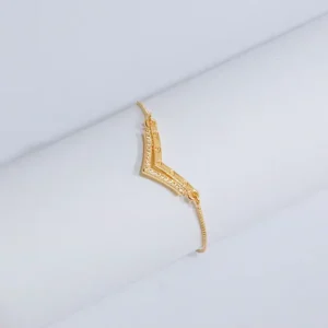 Gelang Serut Simpel Permata Gold Anti Karat - Simpel Elegan