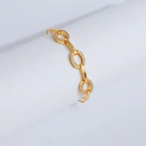 Gelang Serut Permata Gold Anti Karat - Fleksibel Nyaman