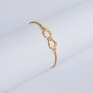 Gelang Serut Simpel Permata Gold Anti Karat - Gaya Kekinian