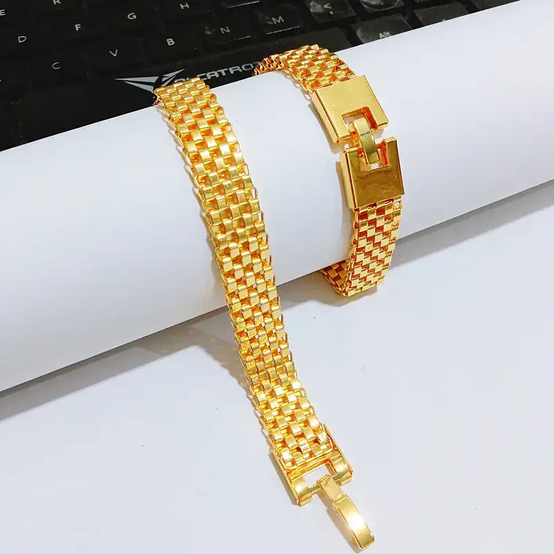 Gelang Wanita Rantai Permata Gold Anti Karat - Fashion Viral - Gambar 2