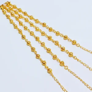 Gelang Tangan Rantai Gold - Gelang Dewasa Kasual Lapis Emas