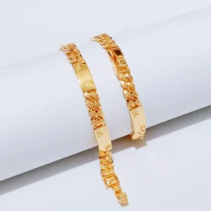 Gelang Tangan Rantai Gold - Model Simpel Gelang Dewasa Premium