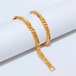 Gelang Tangan Rantai - Gelang Simpel Lapis Emas Anti Karat