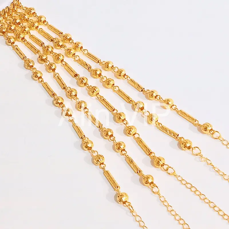 Gelang Tangan Rantai Simpel - Gelang Permata Anti Karat - Gambar 2