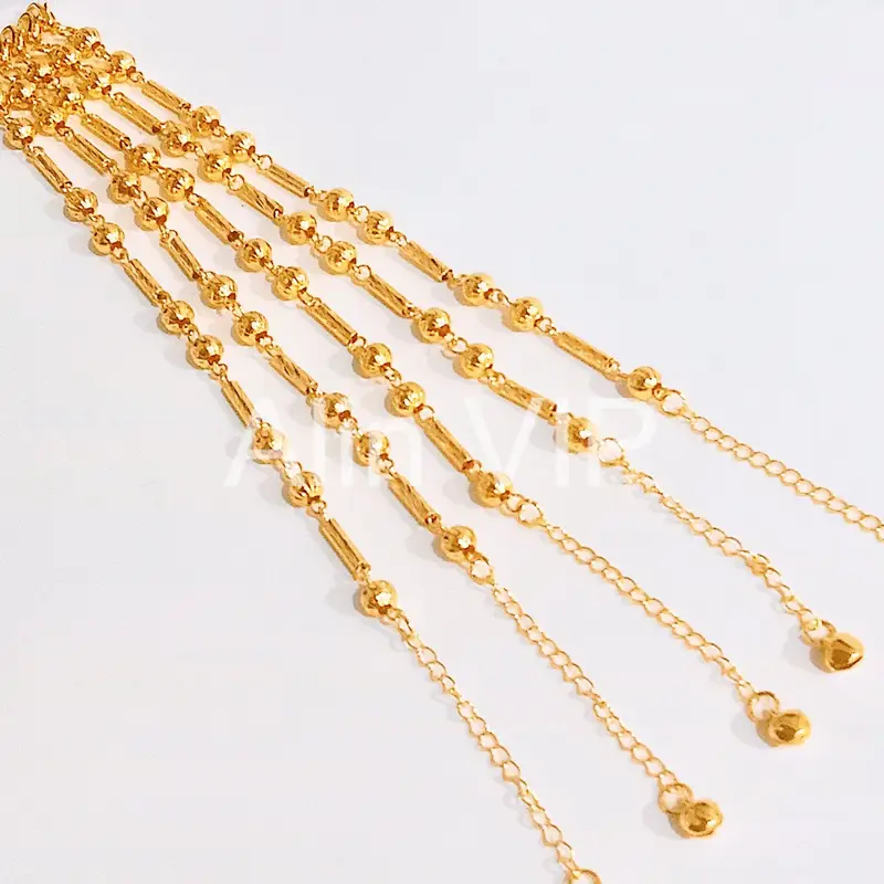 Gelang Tangan Rantai Simpel - Gelang Permata Anti Karat - Gambar 5