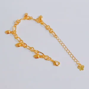 Gelang Tangan Rantai Gold - Gelang Kasual Dewasa Emas Anti Karat