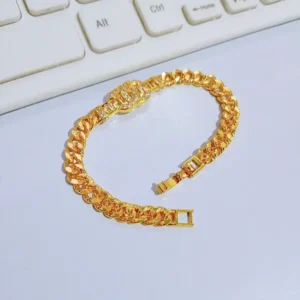 Gelang Wanita Rantai Permata Gold Anti Karat - Cantik Pesta