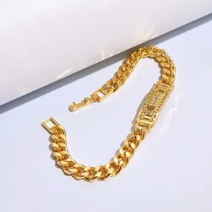 Gelang Tangan Rantai - Gelang Simpel Gold Permata