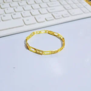 Gelang Tangan Rantai Permata - Gelang Elegan Lapis Emas