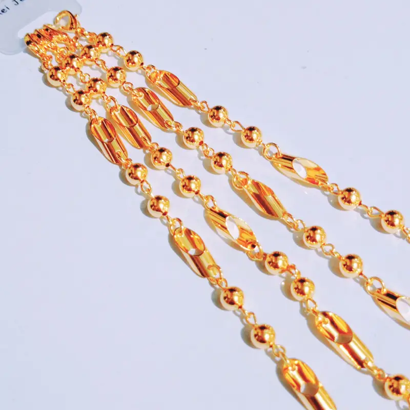 Gelang Tangan Rantai Gold - Gelang Simpel Dewasa Premium - Gambar 2