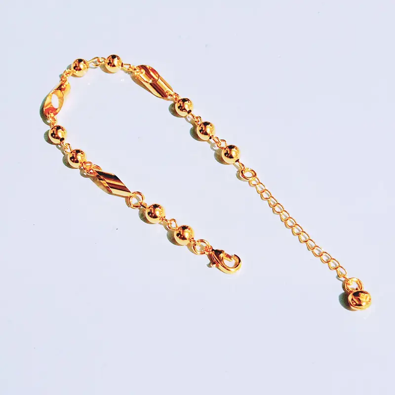 Gelang Tangan Rantai Gold - Gelang Simpel Dewasa Premium - Gambar 5