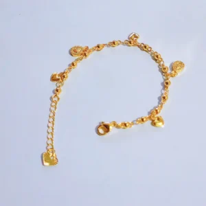 Gelang Tangan Rantai - Gelang Simpel Motif Bulat