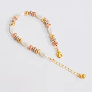 Gelang Tangan Rantai Mutiara Kombinasi - Gelang Kasual Dewasa