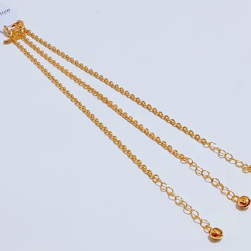 Gelang Tangan Rantai - Gelang Simpel Gold Elegan - Gambar 4