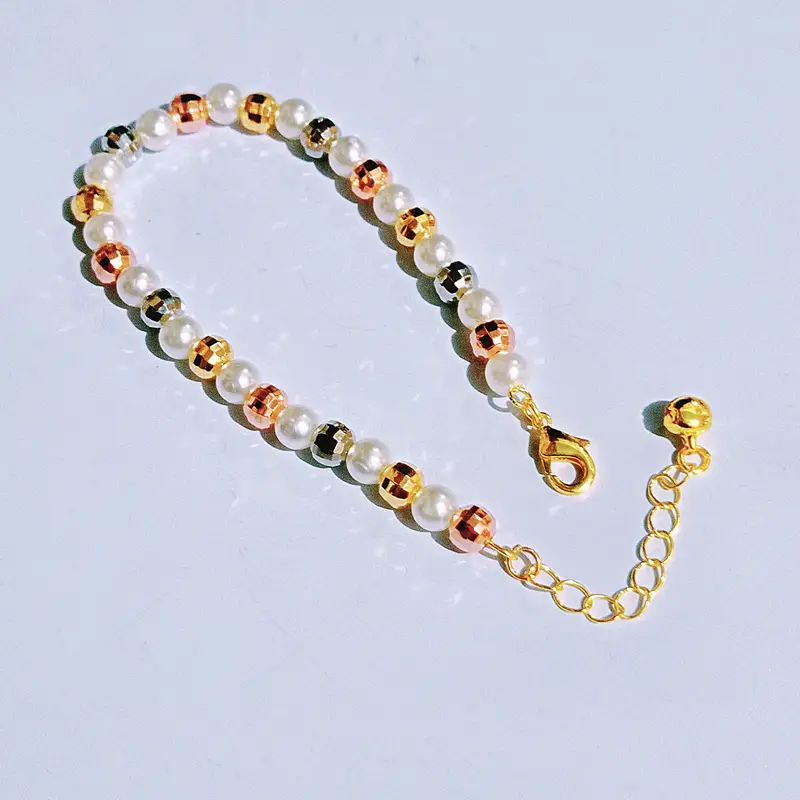 Gelang Tangan Rantai Gold - Gelang Simpel Kasual Anti Karat - Gambar 3